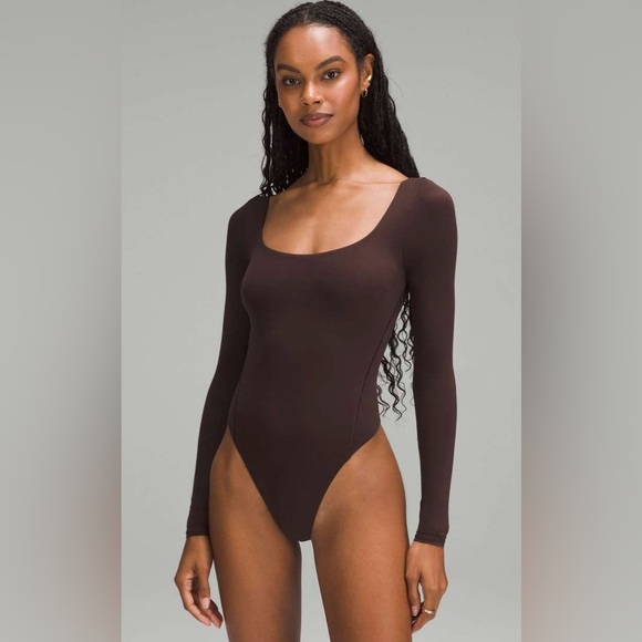 NWT Lululemon Wundermost Ultra Soft Nulu Square Neckline Long Sleeve Bodysuit XL - Picture 1 of 14